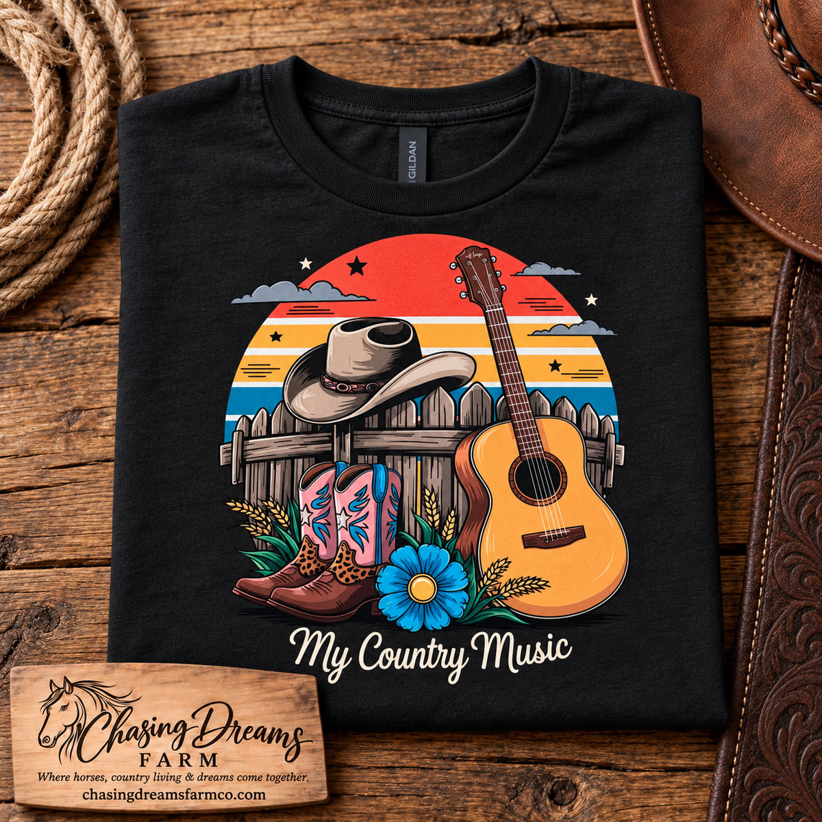 My Country Music Western Graphic T-Shirt