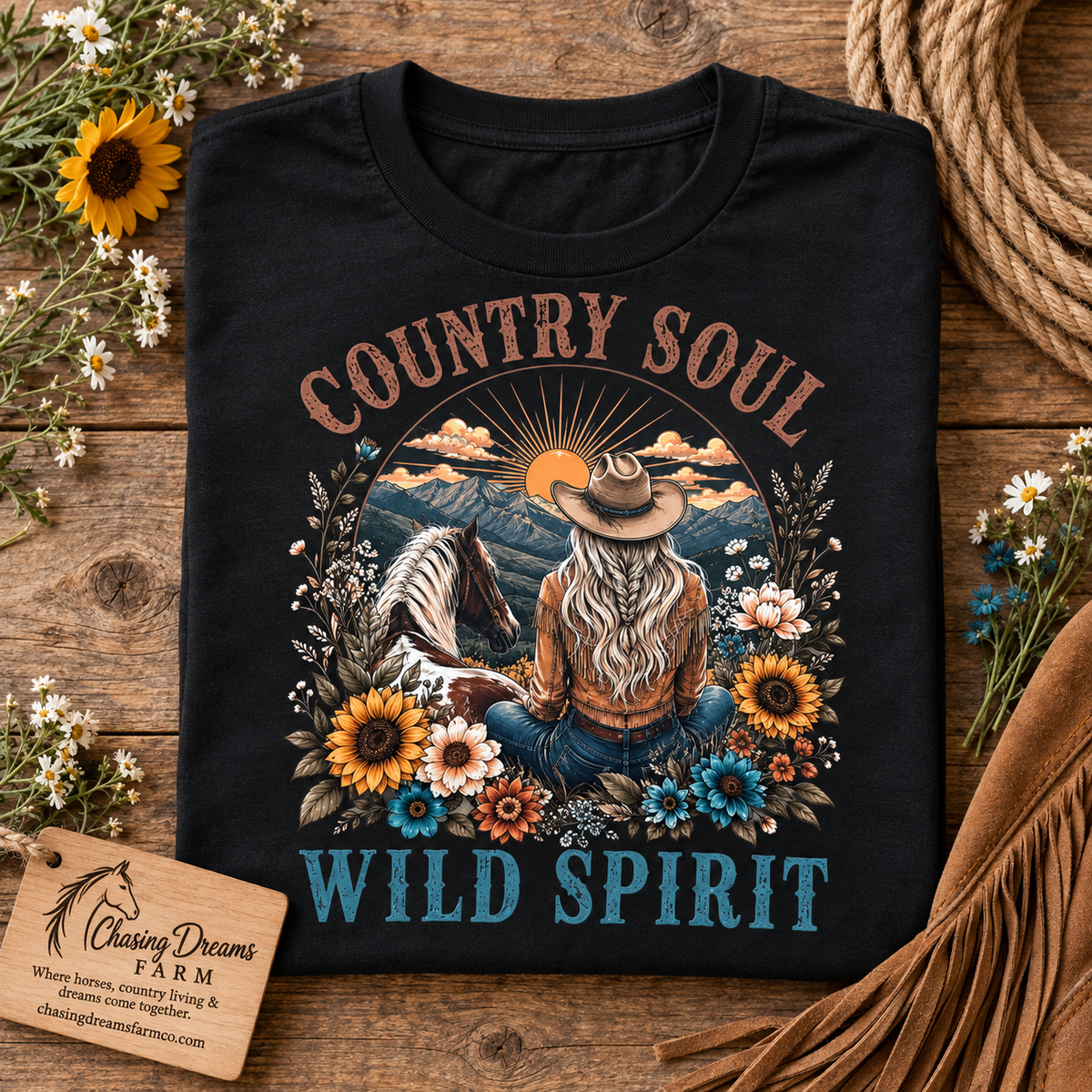 Country Soul Wild Spirit Graphic Tee