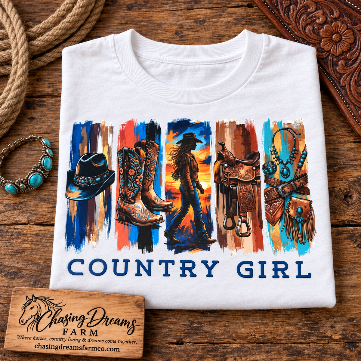 Country Girl Western Graphic Tee