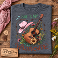 She’s My Wildflower Country Music Graphic Tee
