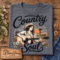 Country Soul Cowgirl Music Graphic Tee