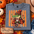 Cozy Season Alligator Fall Graphic T-Shirt